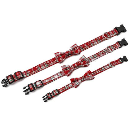 Christmas Pet Collar and Hat Set