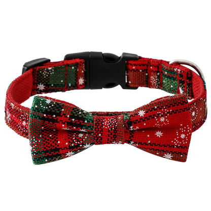 Christmas Pet Collar and Hat Set