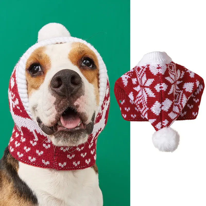 Knitted Christmas Hats for Pets