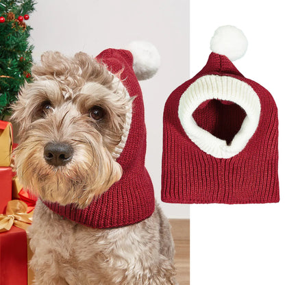 Knitted Christmas Hats for Pets